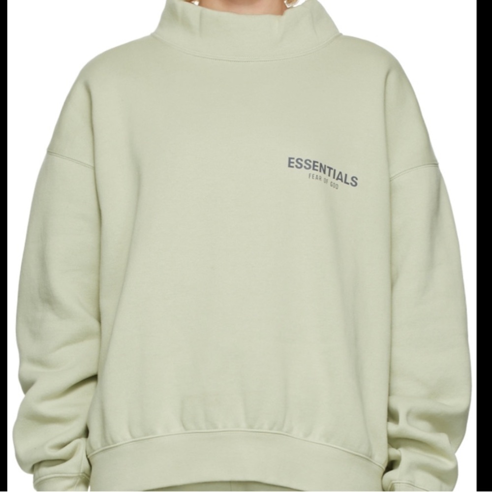 Fear of God Essential Mock Neck Sage Green